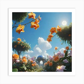 Fairytale Garden Art Print