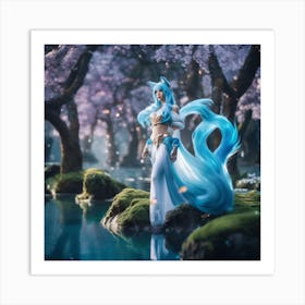 Blue Fairy Art Print