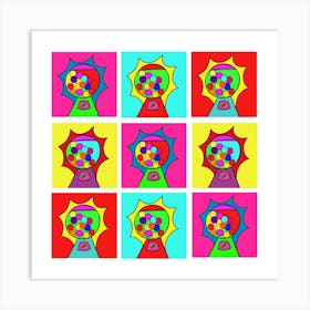 Gumballs series Art Print