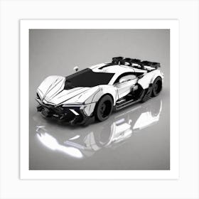 Futuristic Sports Car Art Print