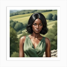 Countryside Bombshell  Art Print