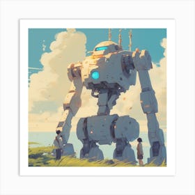 Robots Art Print