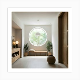 Round Window 1 Art Print