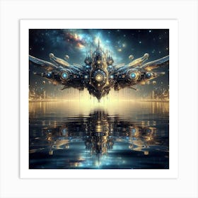 Spaceship Art Print