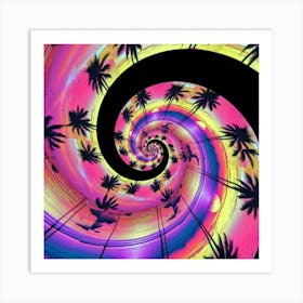 Psychedelic Spiral 4 Poster