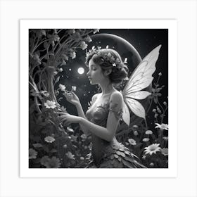 Fairy In The Forest 8 Art Print