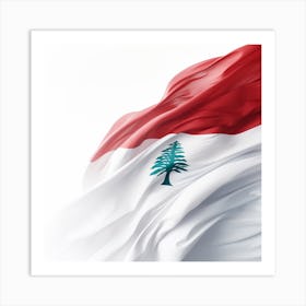 Flag Of Lebanon Art Print