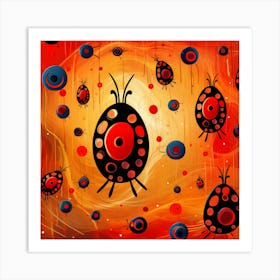 Ladybugs 1 Art Print