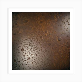 Photography Backdrop PVC brown painted pattern 9 Art Print