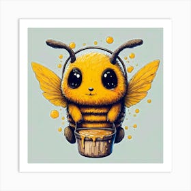 Honey Bee Art Print