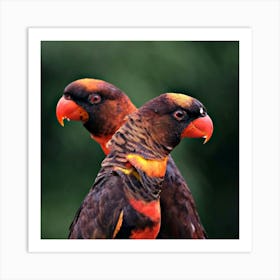 Lorikeets Art Print