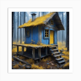 House In The Woods Art Print