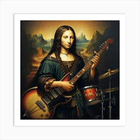 Mona Hendrix Sq Art Print