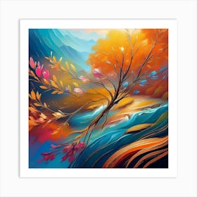 Abstract Painting 104 Art Print