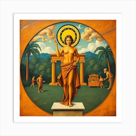 Goddess Of The Sun Art Print