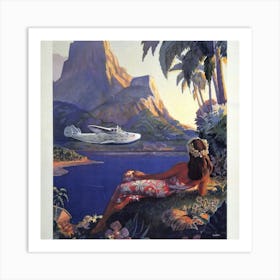 Hawaiian Beauty Art Print