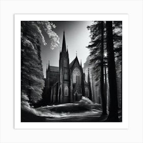 Church In The Woods 8 Art Print