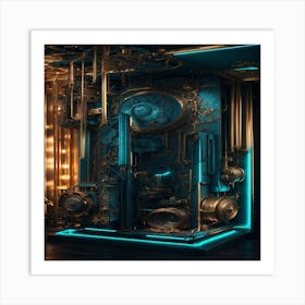 Steampunk Room Art Print