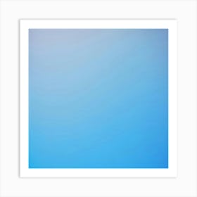 Blue Sky With Clouds Art Print