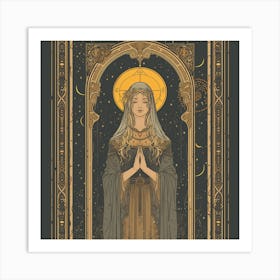 Virgin Mary Art Print