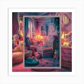 Teddy Bear Room Art Print