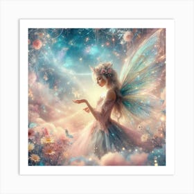 Fairy In The Sky Art Print