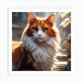 Cat Portrait Art Print