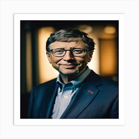 Bill Gates Art Print