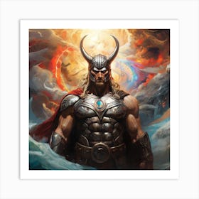 Thor on Valhalla Art Print