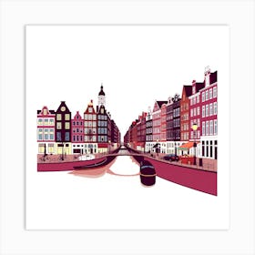 Amsterdam Canal Art Print