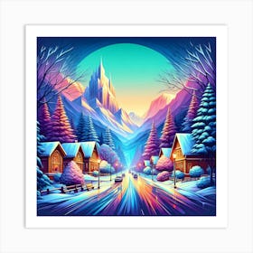 Winter Landscape 7 Art Print