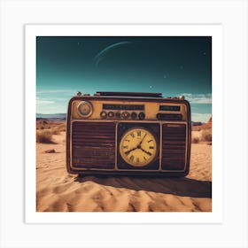 Desert FM Art Print