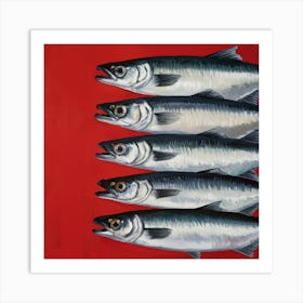 Sardines 4 Art Print