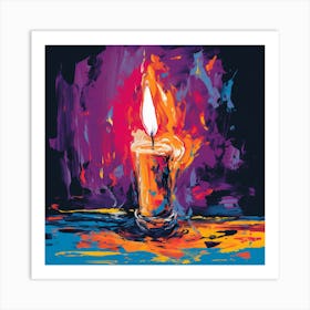 Candlelight 1 Art Print