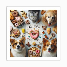 National Pet Day 1 Art Print