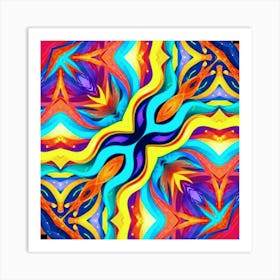 Psychedelic Abstract 12 Poster