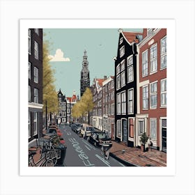 Amsterdam Canvas Print 1 Art Print