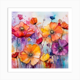 Poppies 20 Art Print