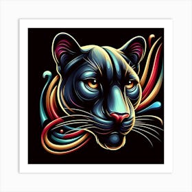 Creative Wild Animal Representation 77 Art Print