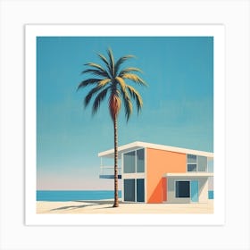 House On The Beach Art Print