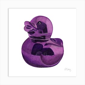 Glass Duckling Art Print