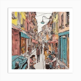 Venice Alley Art Print