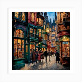 Harry Potter's City Art Print