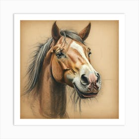 Horse Portrait 5 Art Print