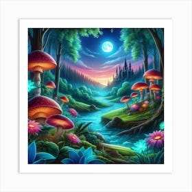 Fairytale Forest 12 Art Print