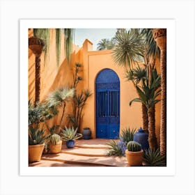 Cactus Garden In Morocco Art Print