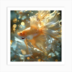 Siamese Catfish 5 Art Print