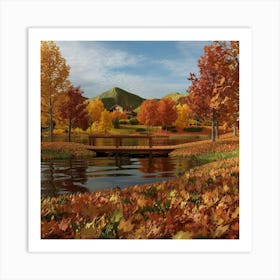 Autumn Scene Art Print