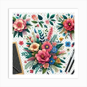 Floral Bouquet 1 Art Print