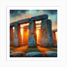 Stonehenge 1 Art Print
